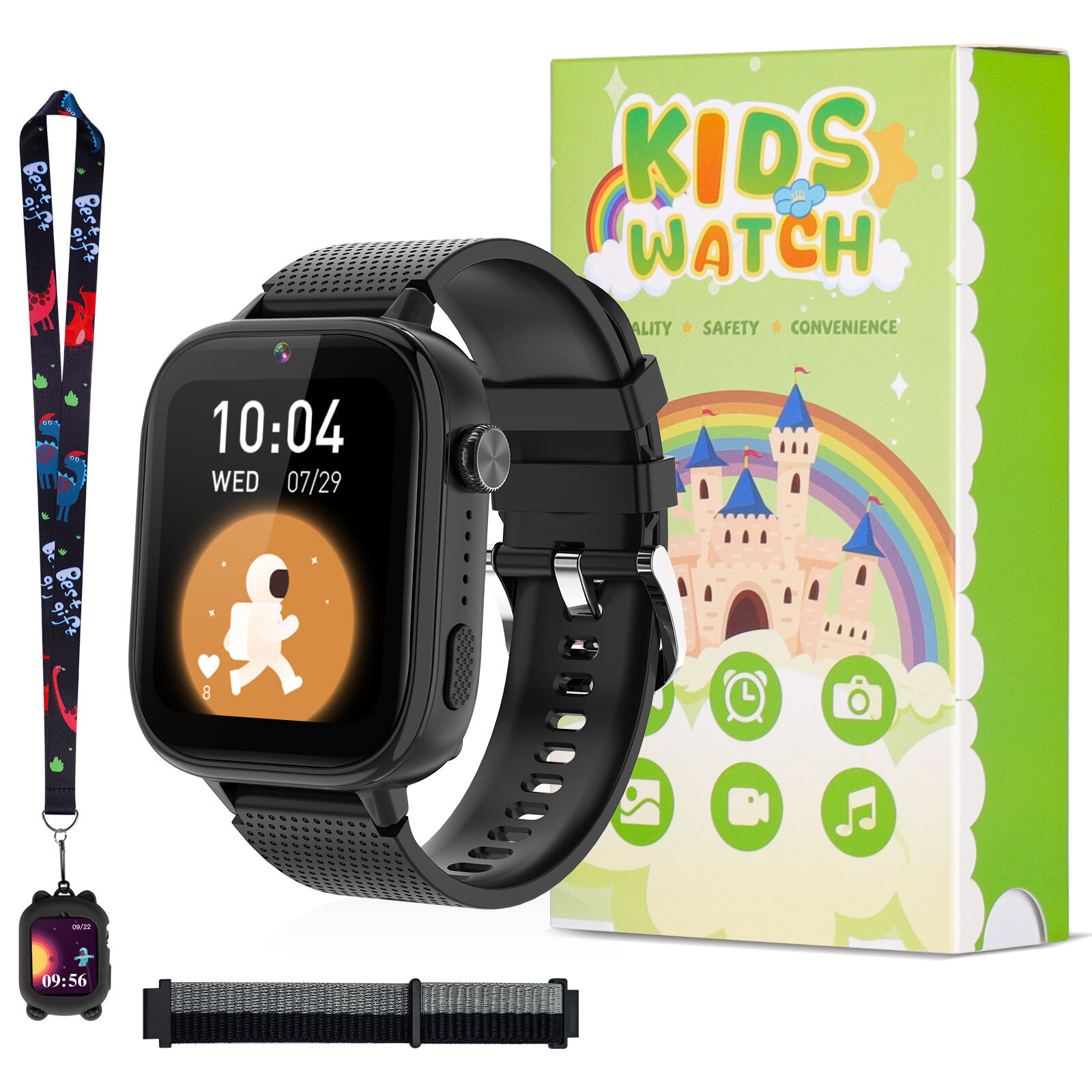 4G Kids Smart Watch Game Watch Two Way Call Video Calling for Boy Girl Gifts