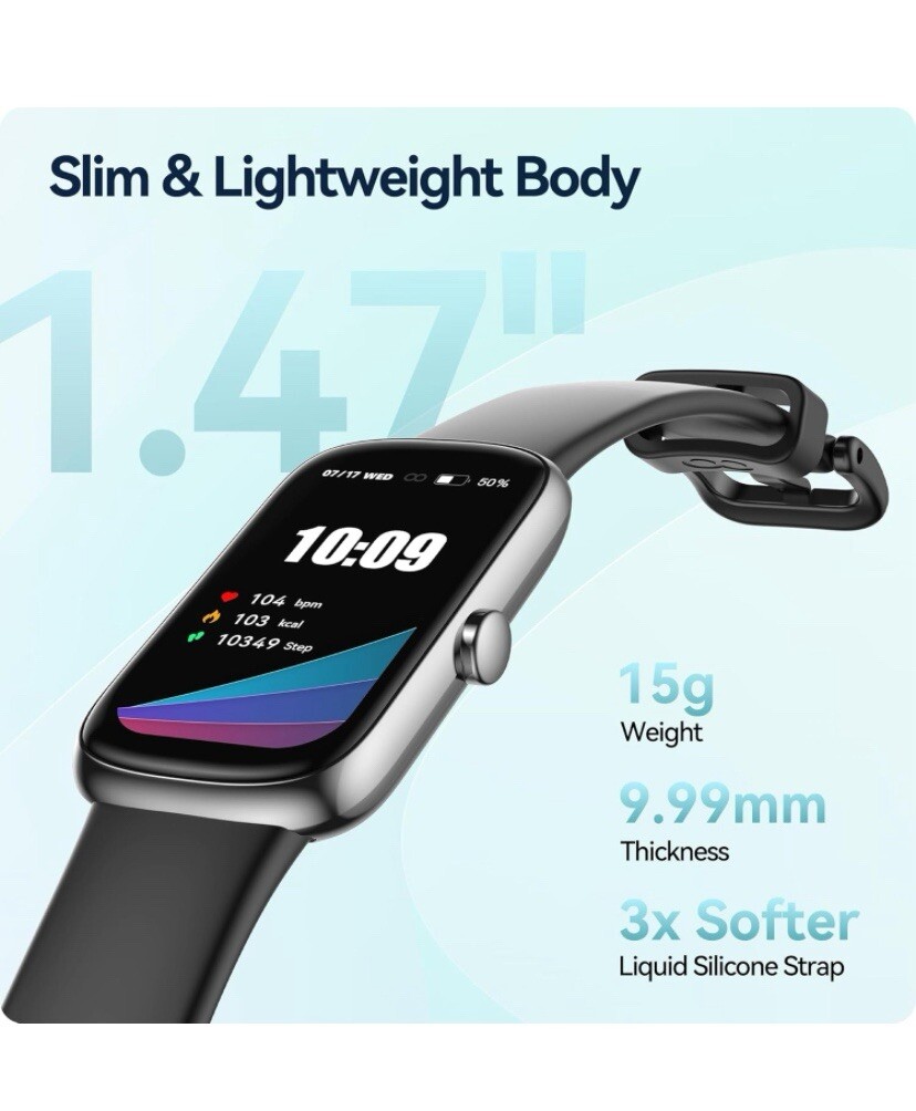 Health Fitness Tracker, 24/7 Heart Rate/SpO2/Sleep Monitor, Activity Trackers