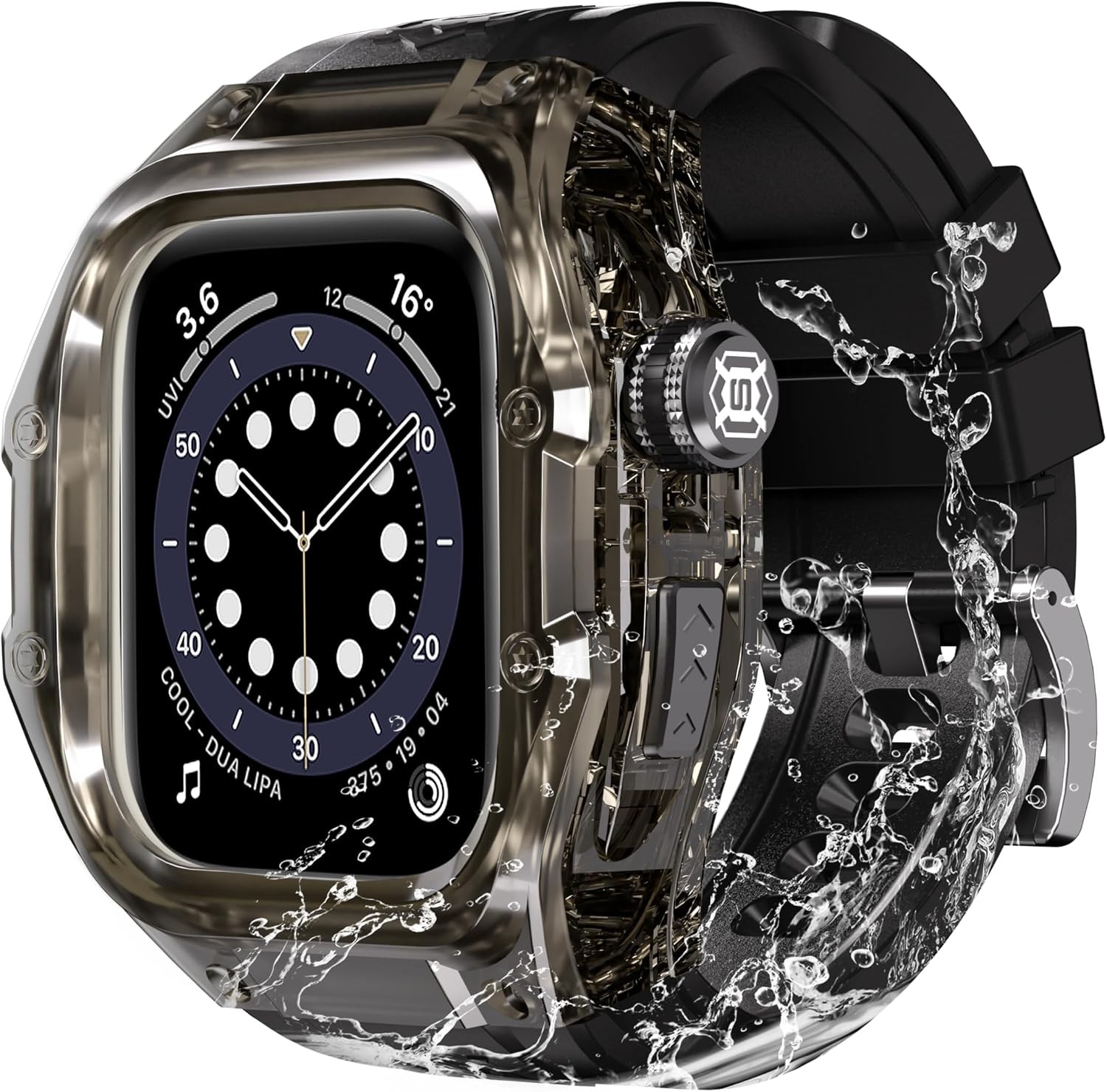 Waterproof Case with Band for Apple Watch Series 10 46mm, Heavy Duty, Dustproof