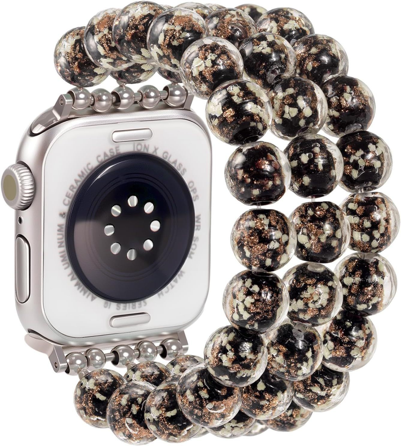 Beaded Bracelet Strap Compatible with Apple Watch 38mm/40mm/41mm Women