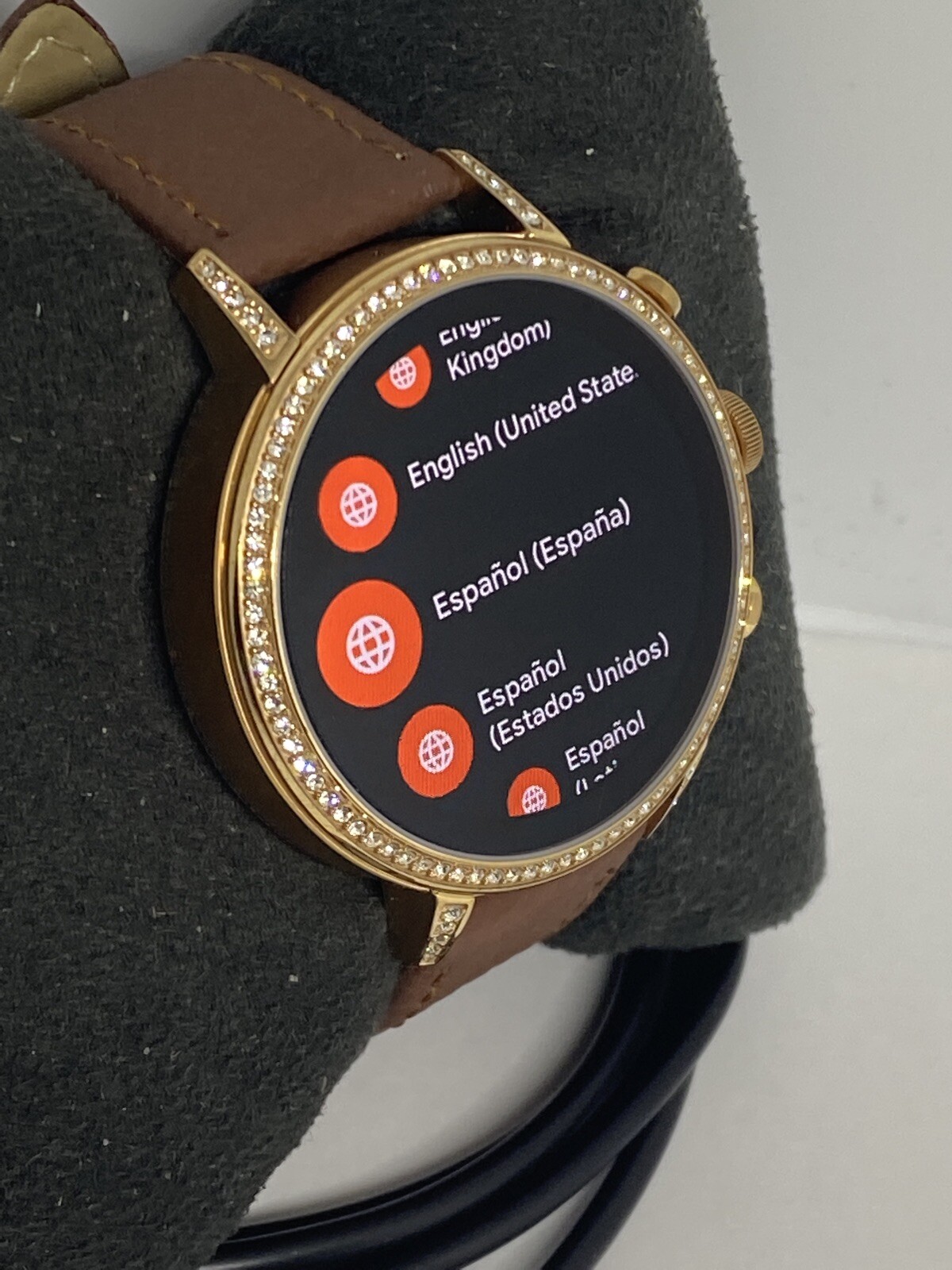 Fossil Gen 4 Authentic Digital Dial Smart Watch Custom Band FTW6011 AB479