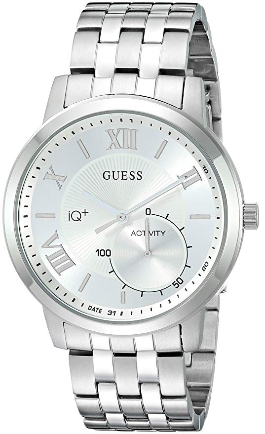 Mens Smartwatch GUESS CONNECT C2004G3 Stainless Steel IQ+ Steps Sleep