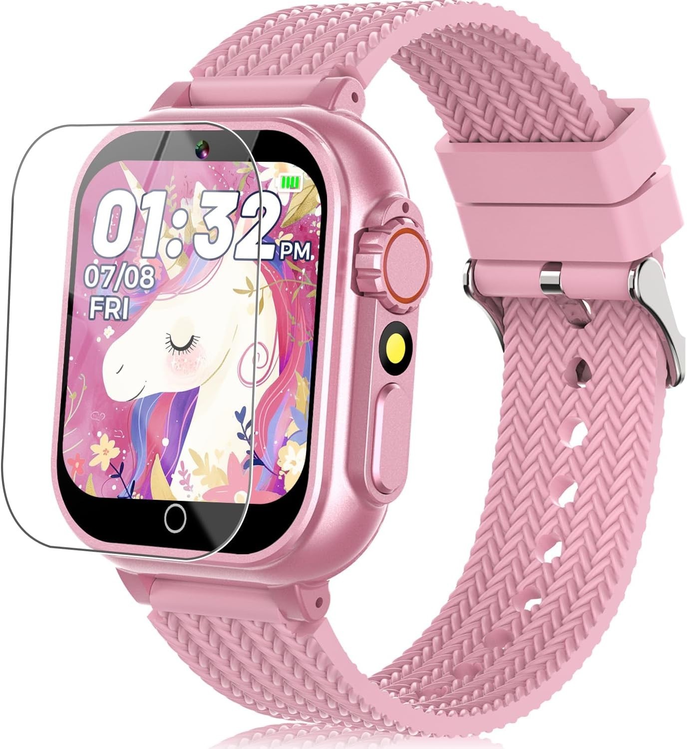 Reloj Inteligente Smartwatch Para Niño Niña Con Camara Linterna Contador