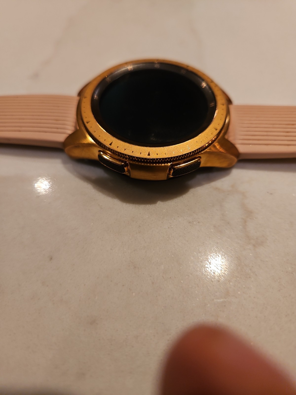 Samsung Galaxy Watch – Stainless Steel – 42mm – Gold – (BAD BATT)