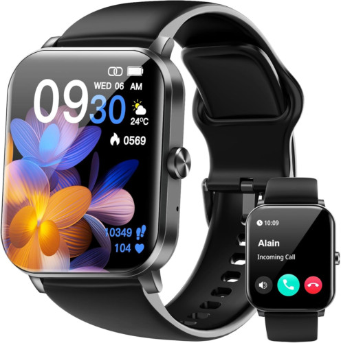 Smart Watch, 1.85″HD Smartwatches for Men Women, (Answer/Make Calls),…