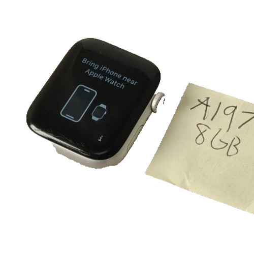 APPLE WATCH SERIES 4 GPS 44MM ALUMINUM CASE SILVER A1978