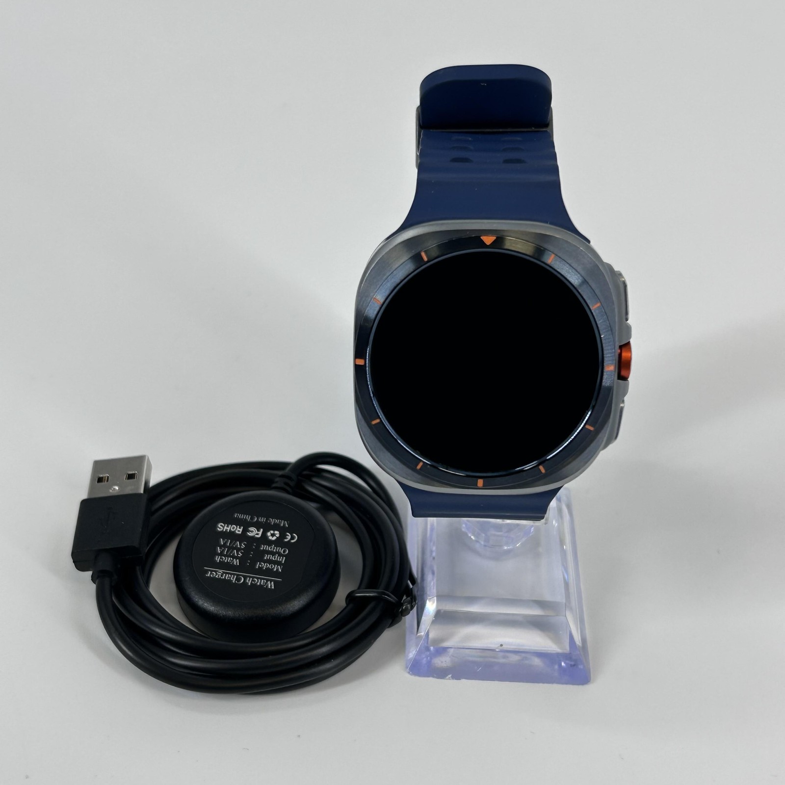 Samsung Galaxy Watch Ultra (2025) 47mm Blue Titanium (LTE) w/ Band – Very Good