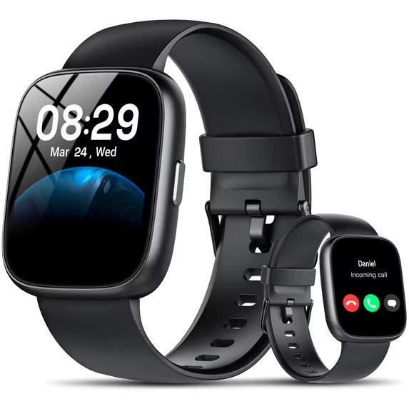 Smart Watch Fits for Android and IPhone, Smartwatch for Women Men with Alexa Bui