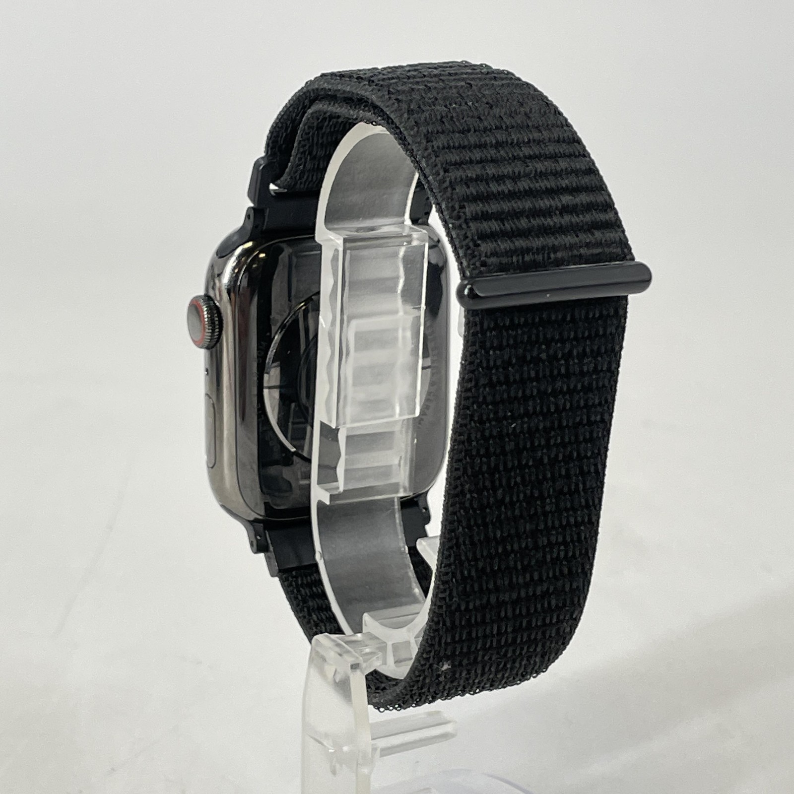 Apple Watch (Series 7) 45mm Graphite Stainless Steel (LTE) w/ Sport Loop – Good