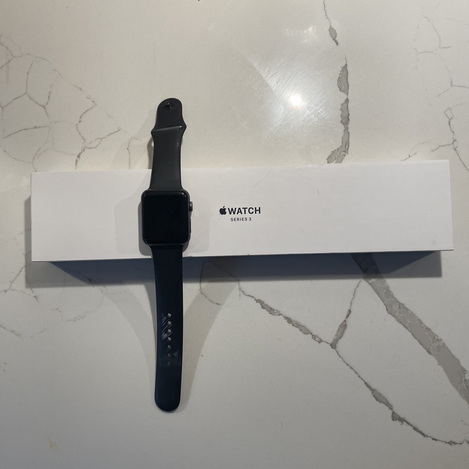 Apple Series 3 Black Watch 42MM – A1859 – FOR PARTS NOT WORKING