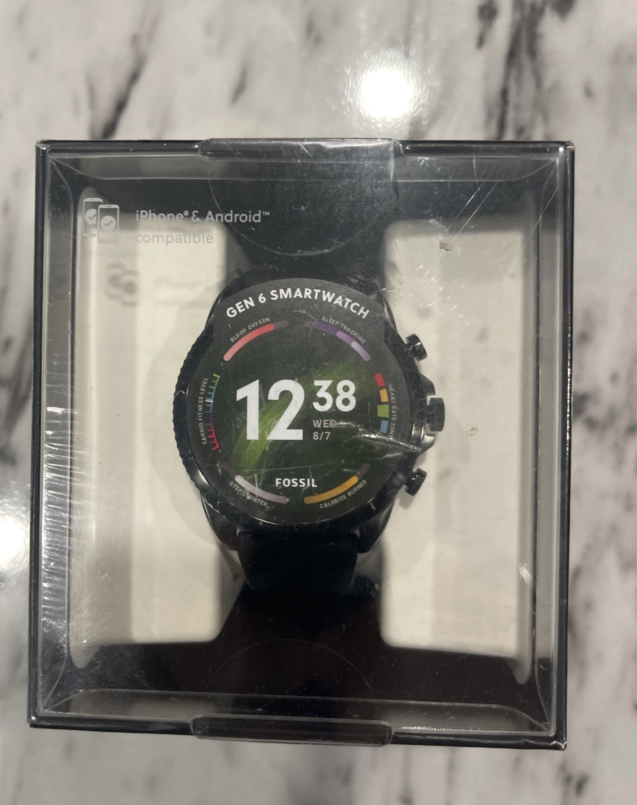 Fossil – Gen 5e Smartwatch 44mm Silicone – Black – DW11F2 *WORKING*