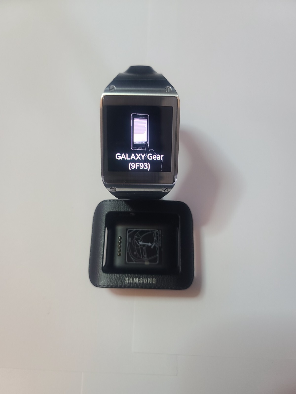 Samsung Galaxy Gear SM-V700/Black/Smartwatch/41mm/Stainless Steel/Horn Camera/BT