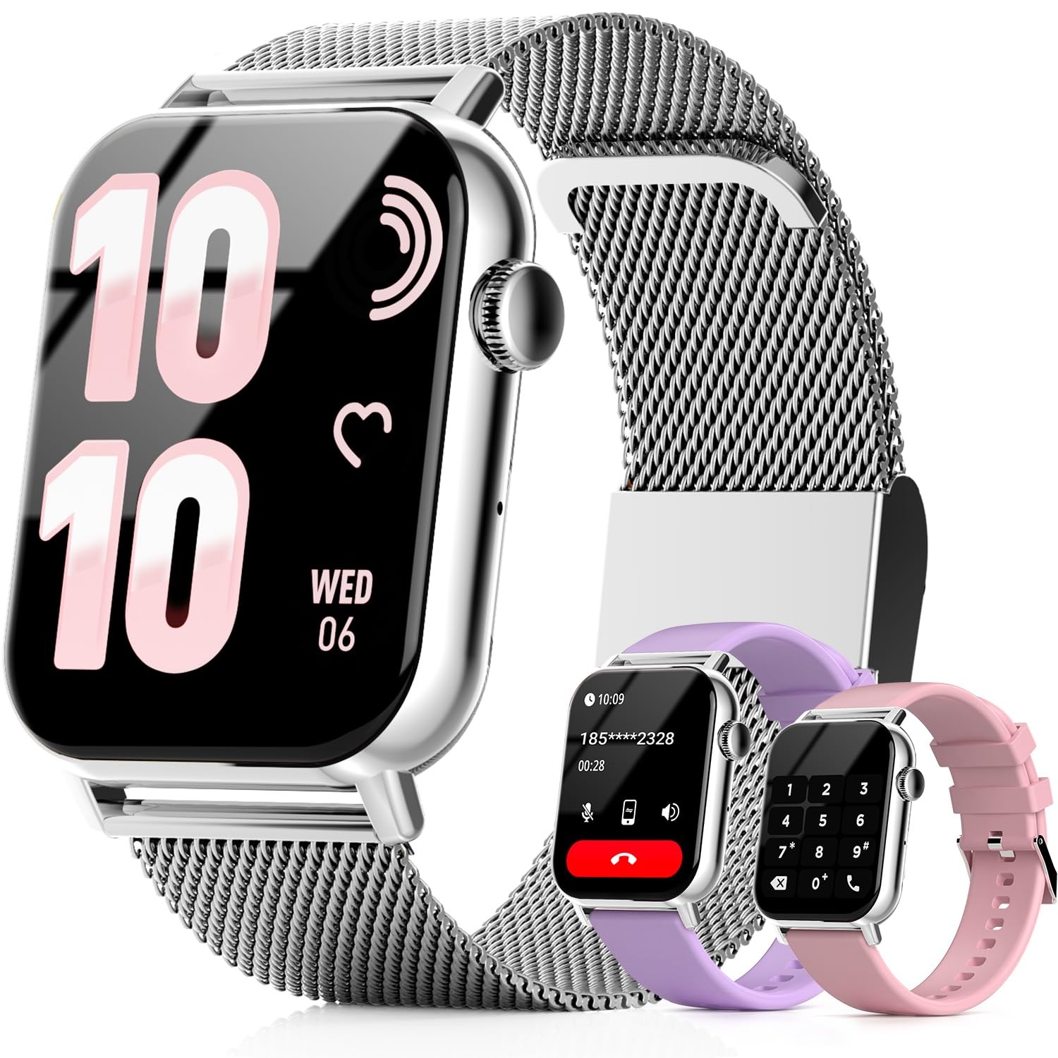 Smart Watches for Women – 1.83” HD 2026 Fitness Tracker with Answer and Make…