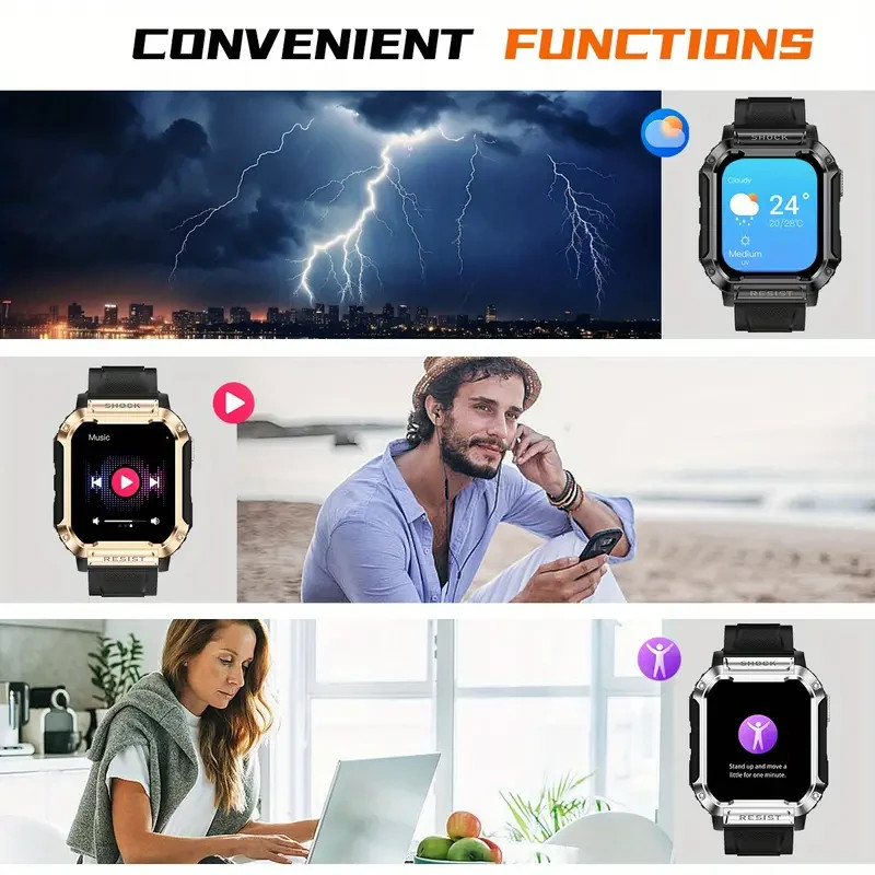 Smart watch, wireless calling/ dial, multi -Sport mode, calling reminder NK36