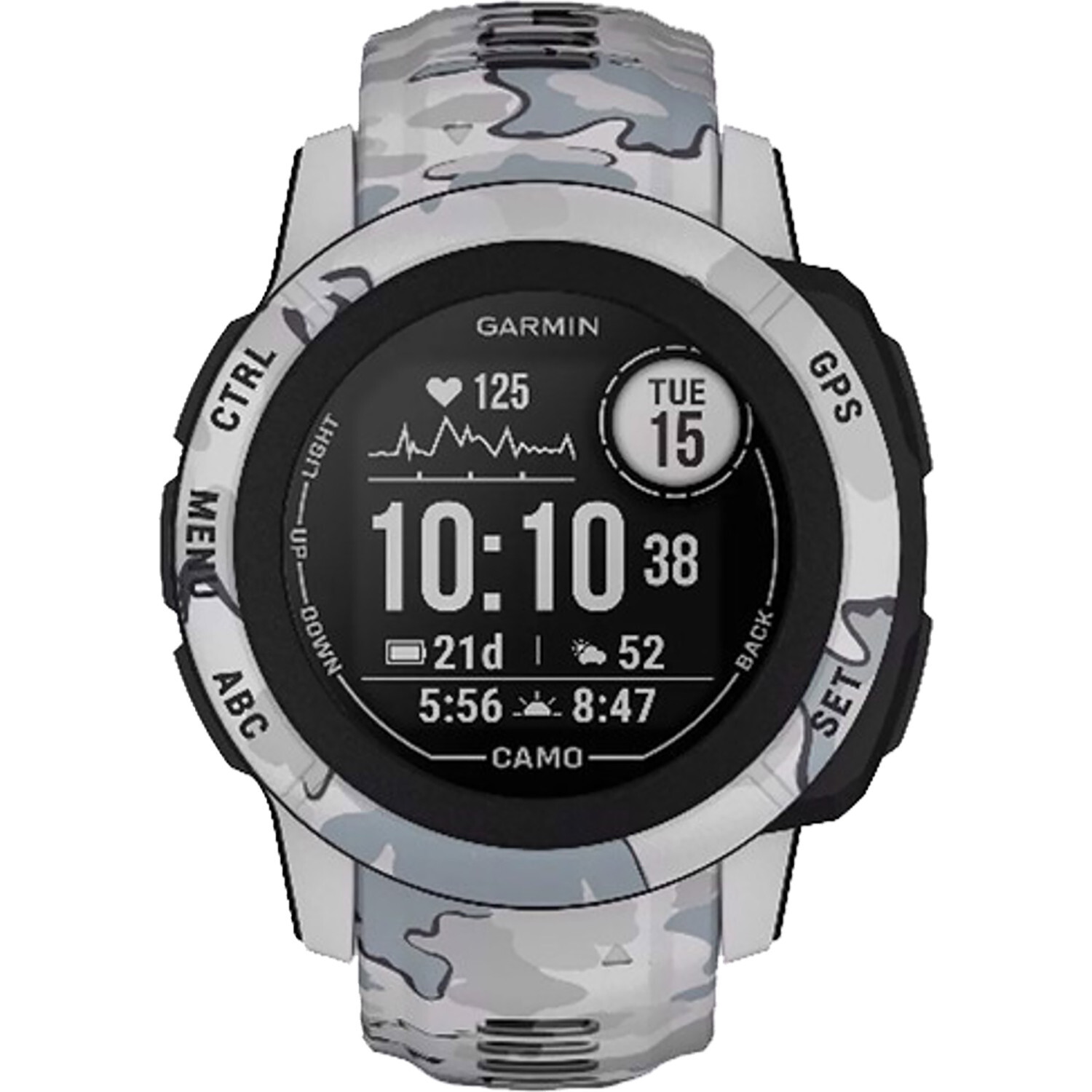 Garmin Instinct 2S Camo Edt 40mm Graphite Bluetooth Smartwatch NEW