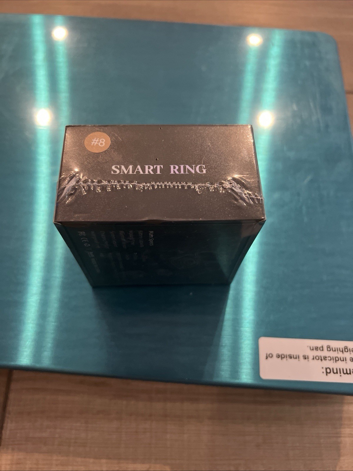 Smart Rings for Men & Women, Fitness Tracker Health Monitor Ring, Wearable size8