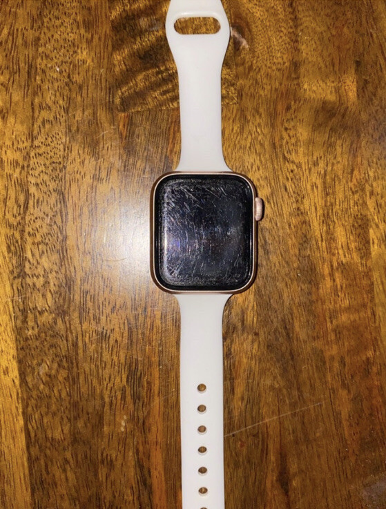 Apple Watch Series 5 40mm Gold Aluminum Case with Pink Sport Band (MWWP2LL/A)…