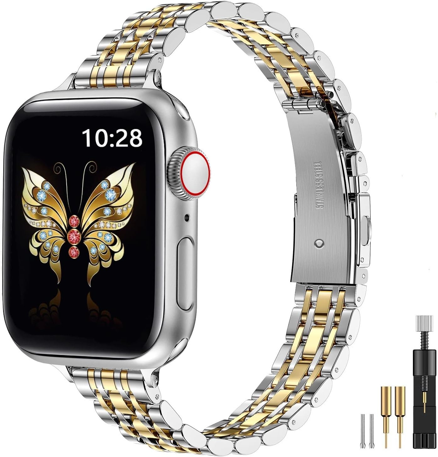 Metal Watch Band Compatible with Apple Watch Series 11 10 42mm
