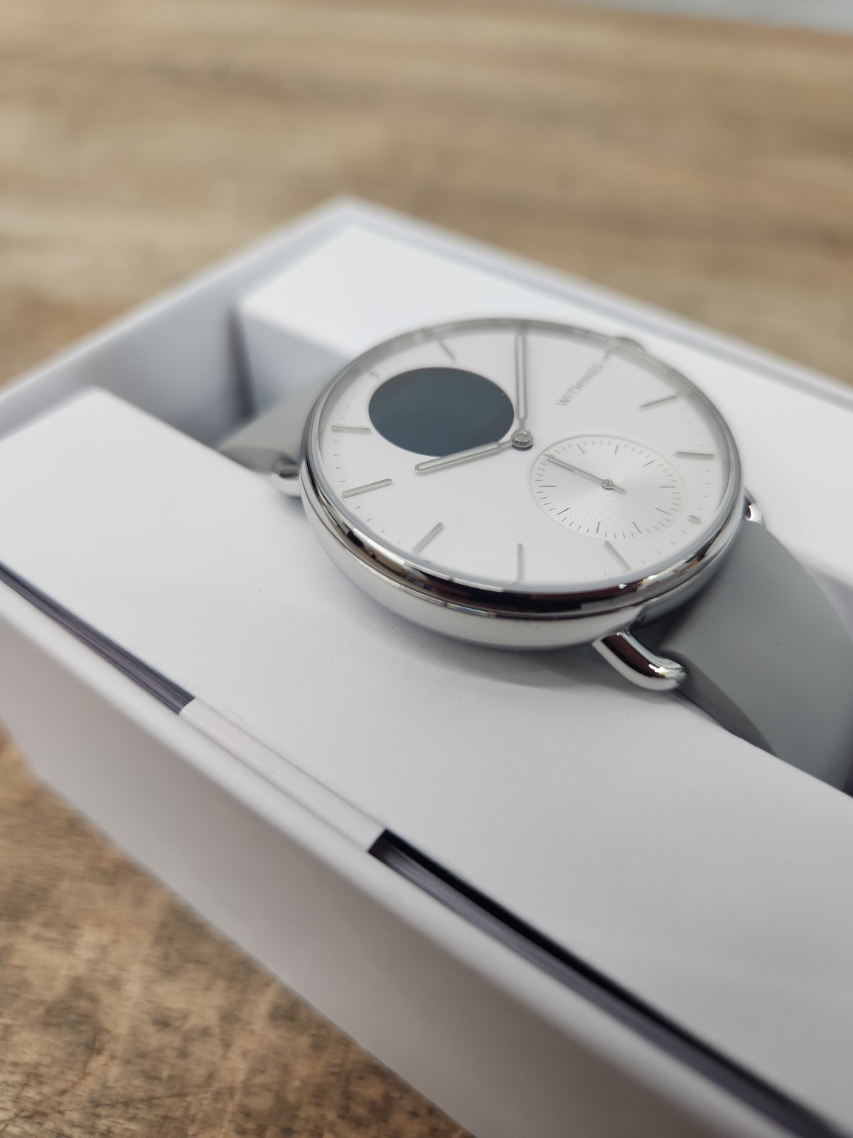 Withings ScanWatch 2 38mm White Heart Health Hybrid Smartwatch -NEW/OPEN BOX-