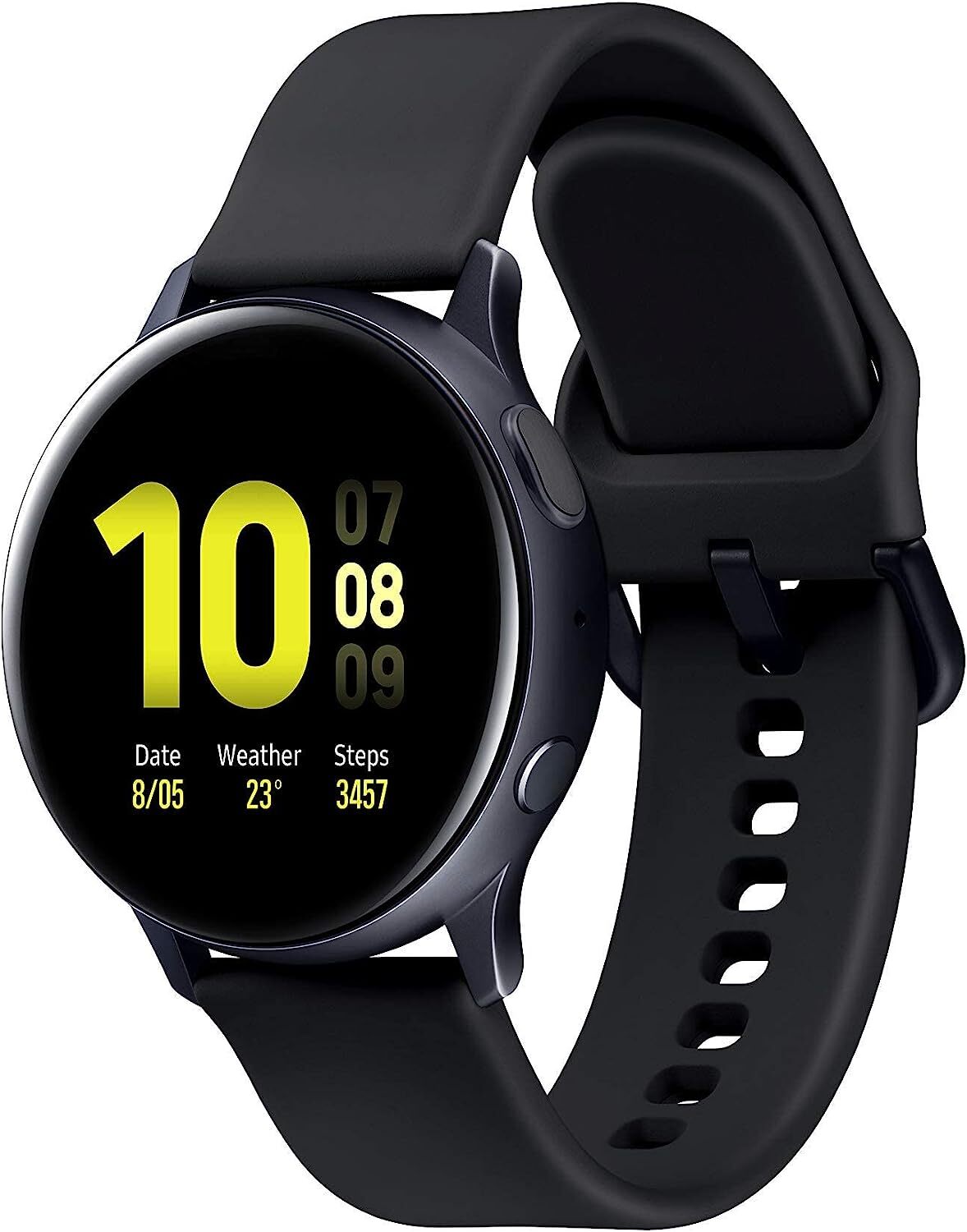Samsung – Galaxy Watch Active2 Smartwatch 40mm Aluminum – Aqua Black SM-R830NZK