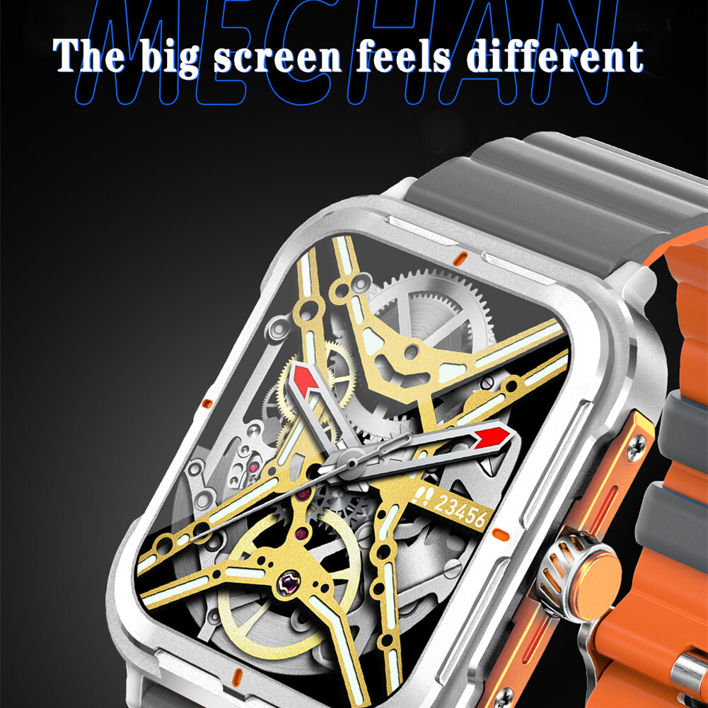 Smart Watch Men Outdoor Sports Business Smartwatch 1.83 inch Fitness Tracker