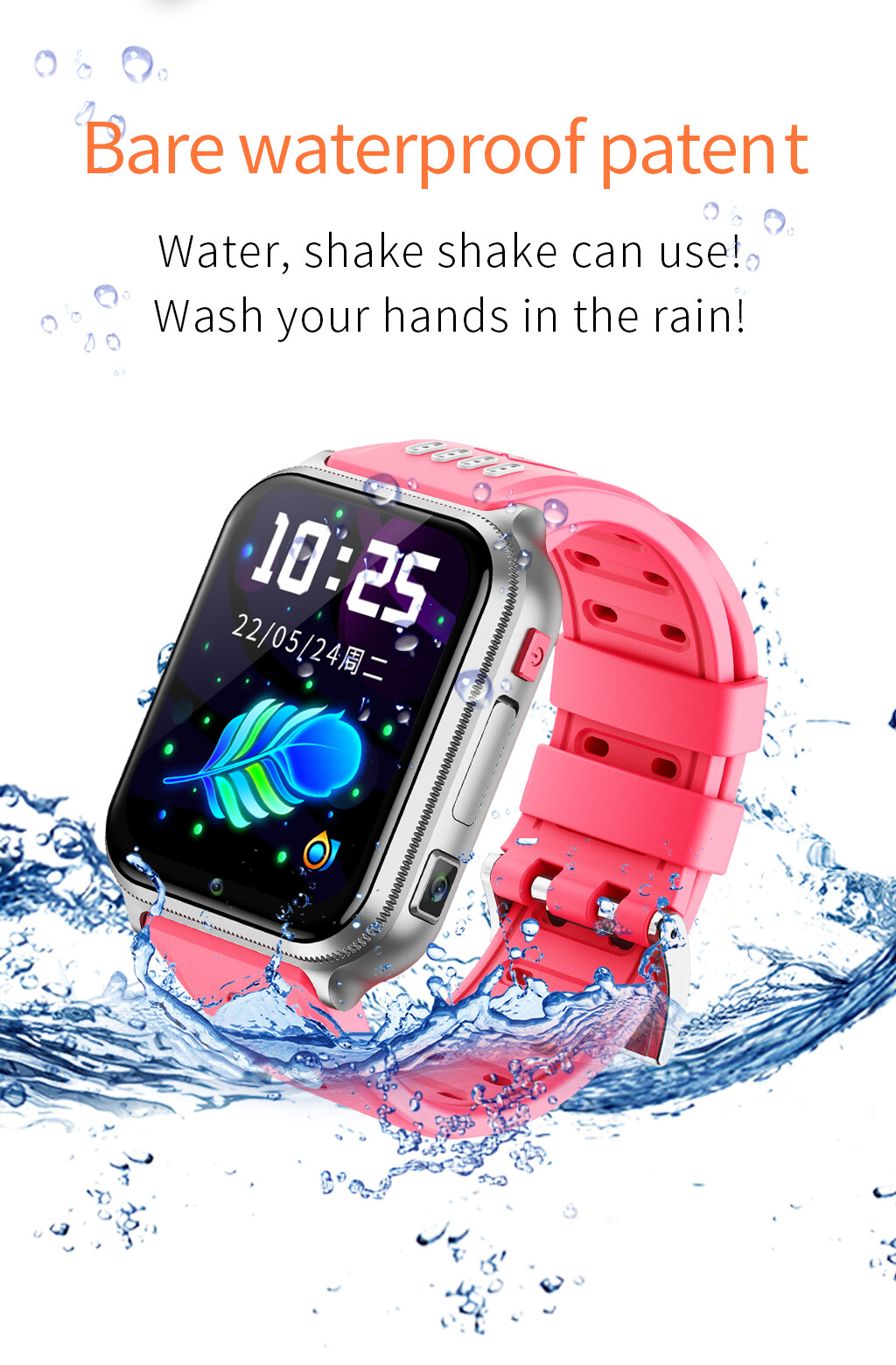 4G Big Touch Screen Wrist Watch WiFi Bluetooth Smartwatch Child SOS Wrist Watch