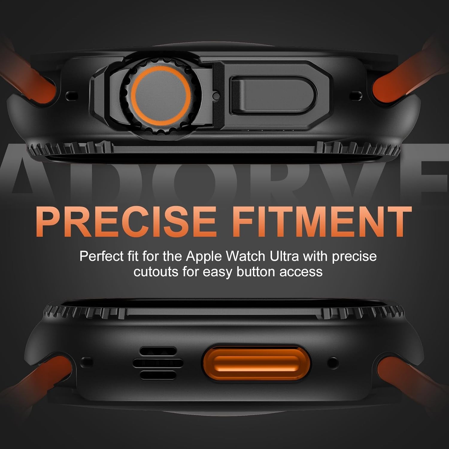 Rugged Metal Bumper Case for Apple Watch Ultra 49mm Stylish Thin Frame