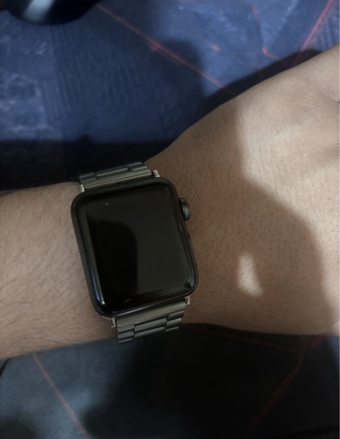 Apple Watch Series 3 38mm Space Gray Aluminum, Silver Stainless Band 8GB