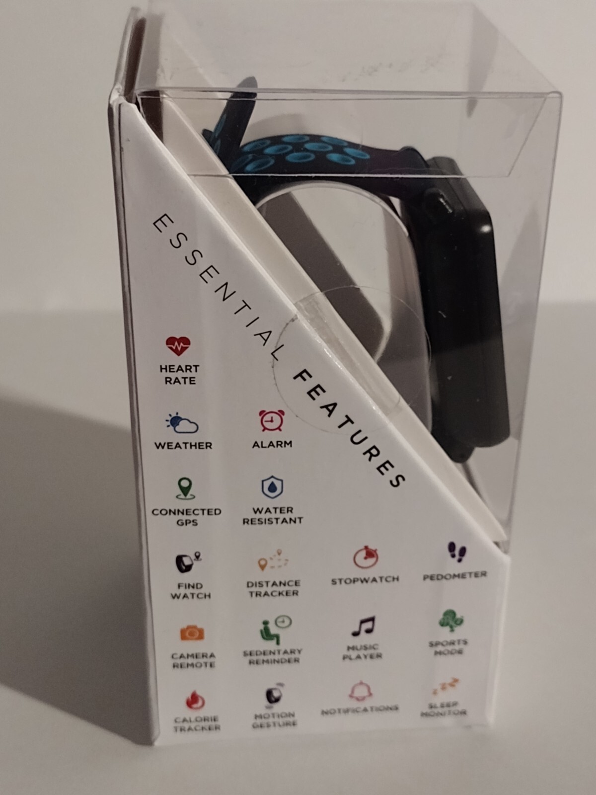 iTech Fusion Smart Watch – Navy/Turquoise/Black – Android & iOS Compatible