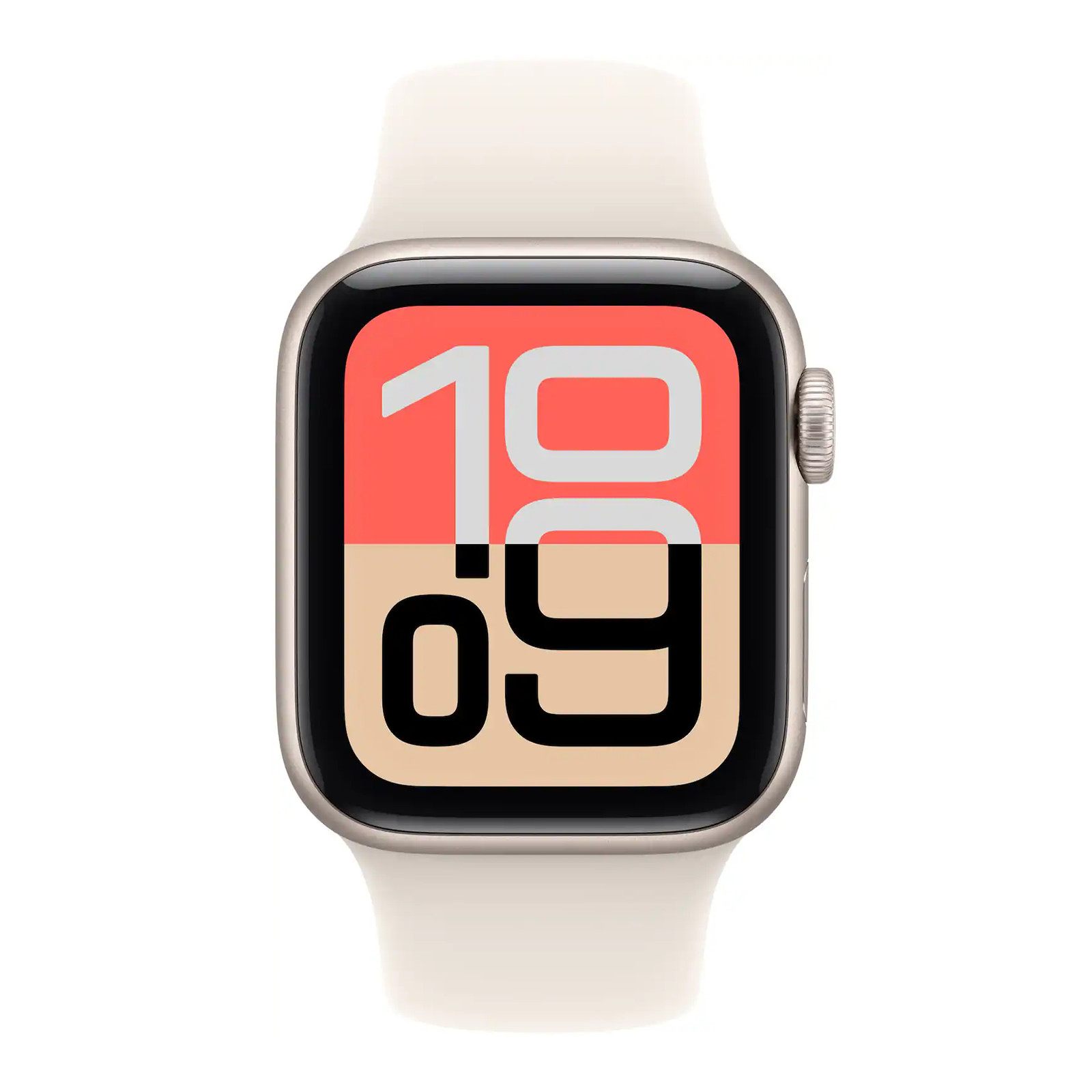 Apple Watch SE 3 40mm GPS Cellular Starlight Case w/ Sport Band S/M MEP64LW/A