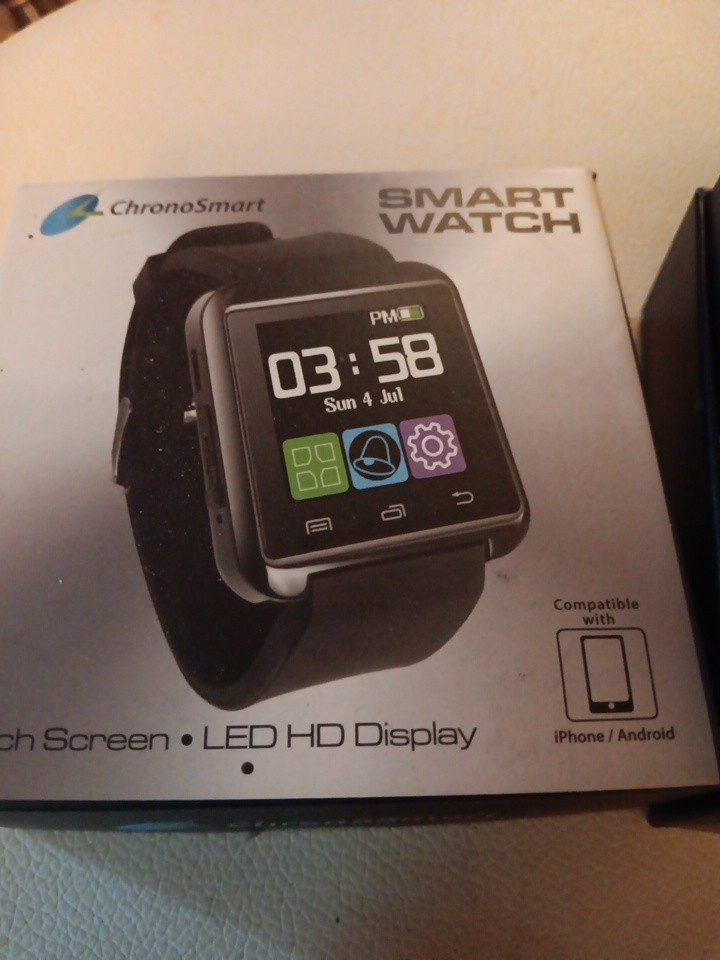 Smart Watch Bluetooth Answers Calls Track Fitness SMS Steps Music Brand New