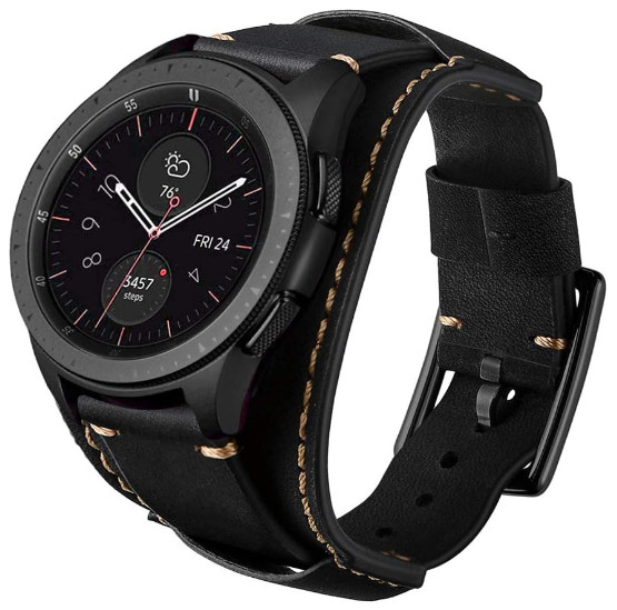 Leather Wristwatch Band for Samsung Galaxy Watch 5 Pro/Watch 4/Classic 42mm 46mm