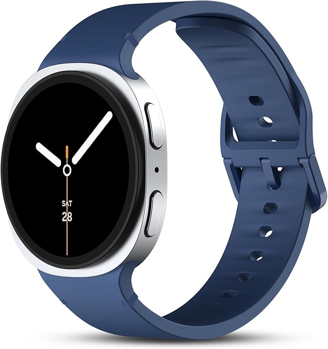 No-Gap Silicone Sport Strap for Samsung Galaxy Watch 8 & Classic 40/44/46mm Men