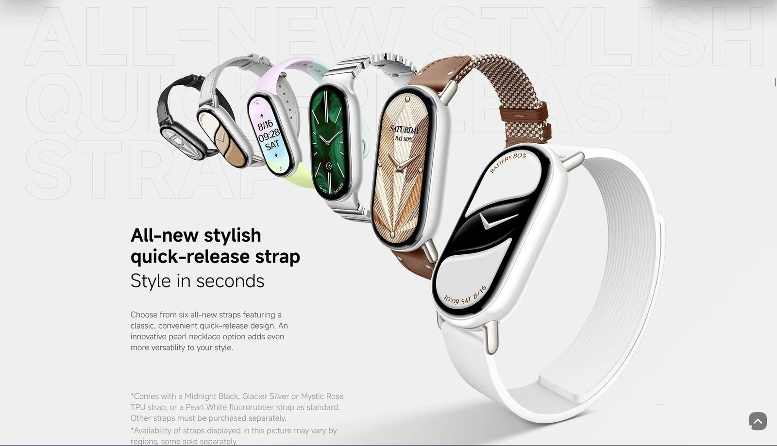 Global version of Xiaomi smart bracelet 10 1.72-inch AMOLED display watch 5ATM