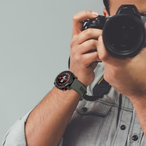 Silicone Strap Compatible with Garmin Fenix 8 Pro 51mm and Fenix 7X Pro 51mm Wat