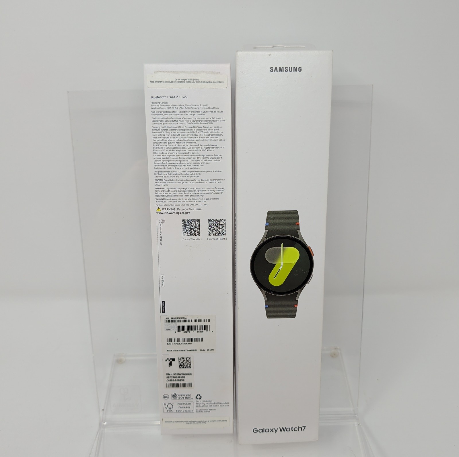 Open Box, Samsung Galaxy Watch 7 44mm Green SM-L310 Bluetooth