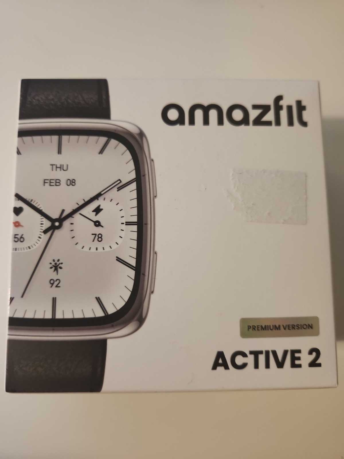 Amazfit Active 2 Premium Smart Watch (Square) 10 Day Battery,Sapphire Glass New