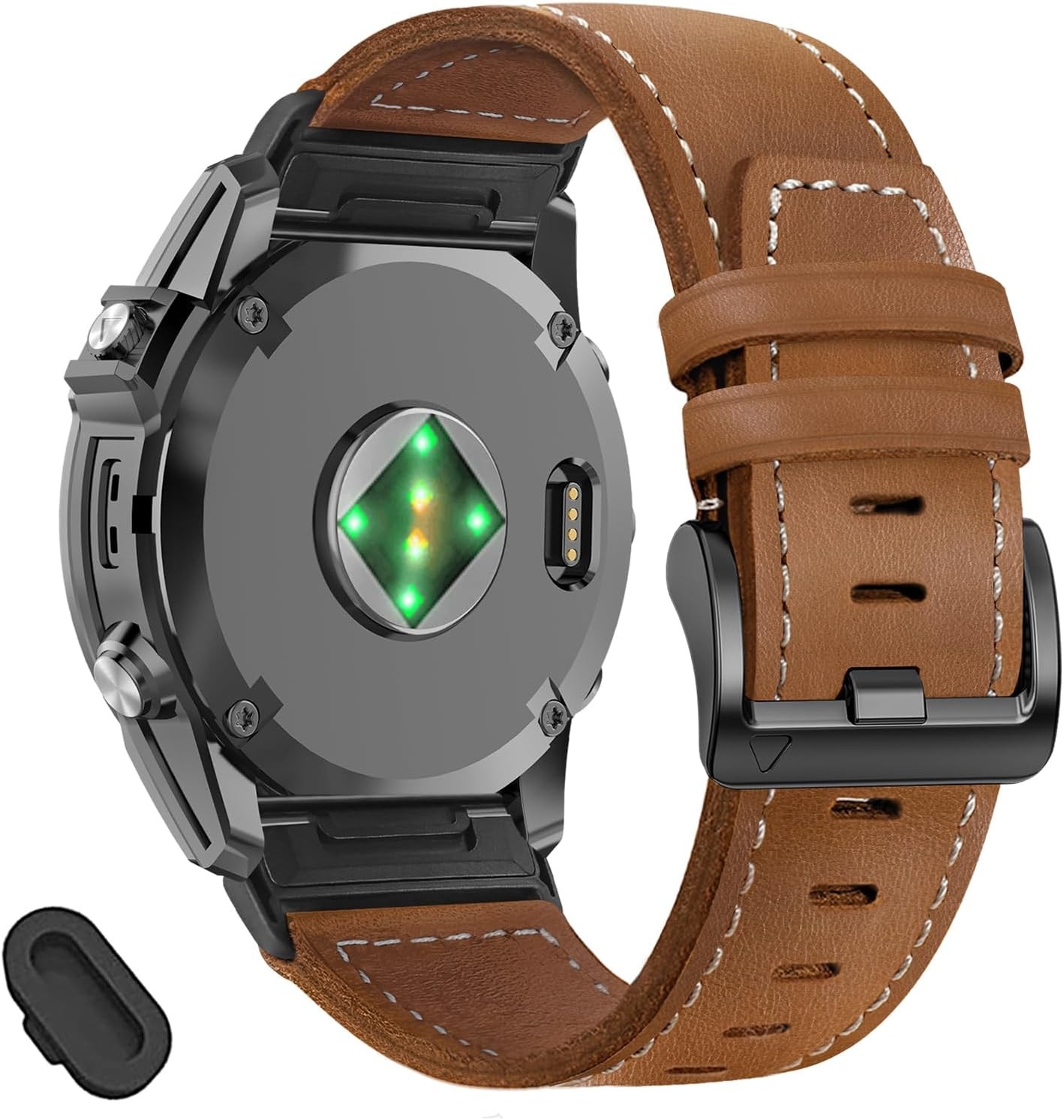 Case For Garmin Fenix 8/quatix 51/Fenix 7X Pro/6X Pro/5X Plus/3 HR 26mm Leather