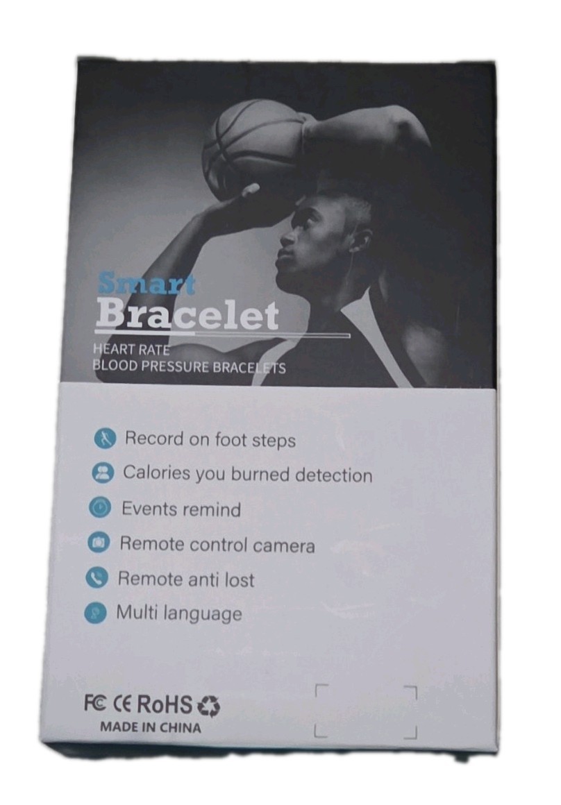 Smart Bracelet in Red – Activity Tracker New in Box