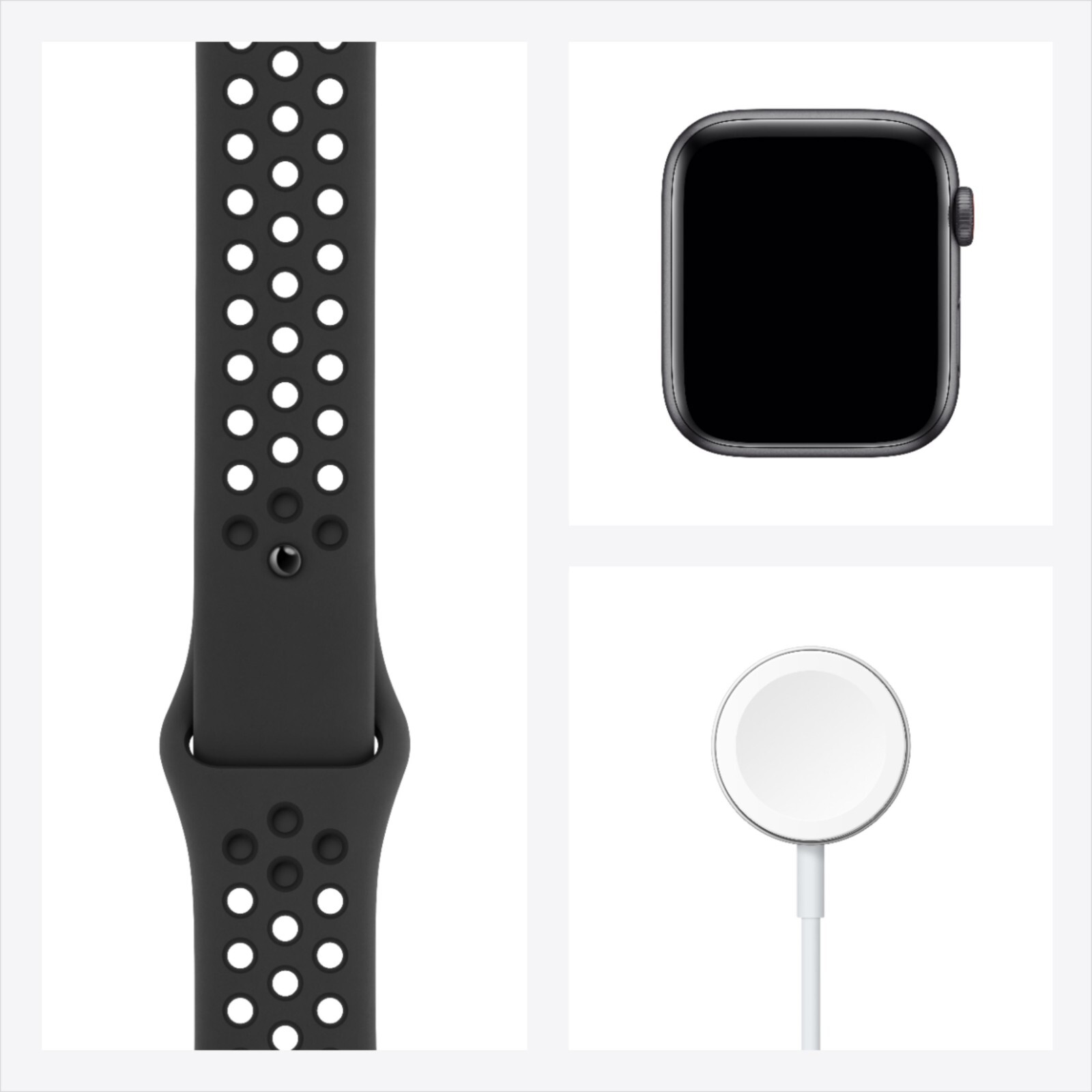 Apple Watch Nike SE GPS Cellular 44mm Space Gray Aluminum Case with Anthracite