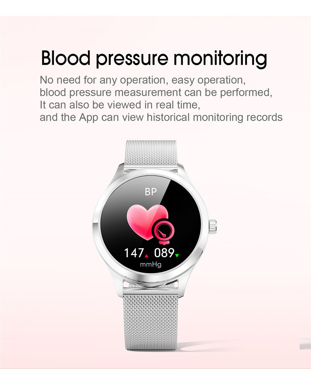 Fashion Women Ladies Smart Watch Sleep Monitor Ladies Wristwatch for Girls Gift