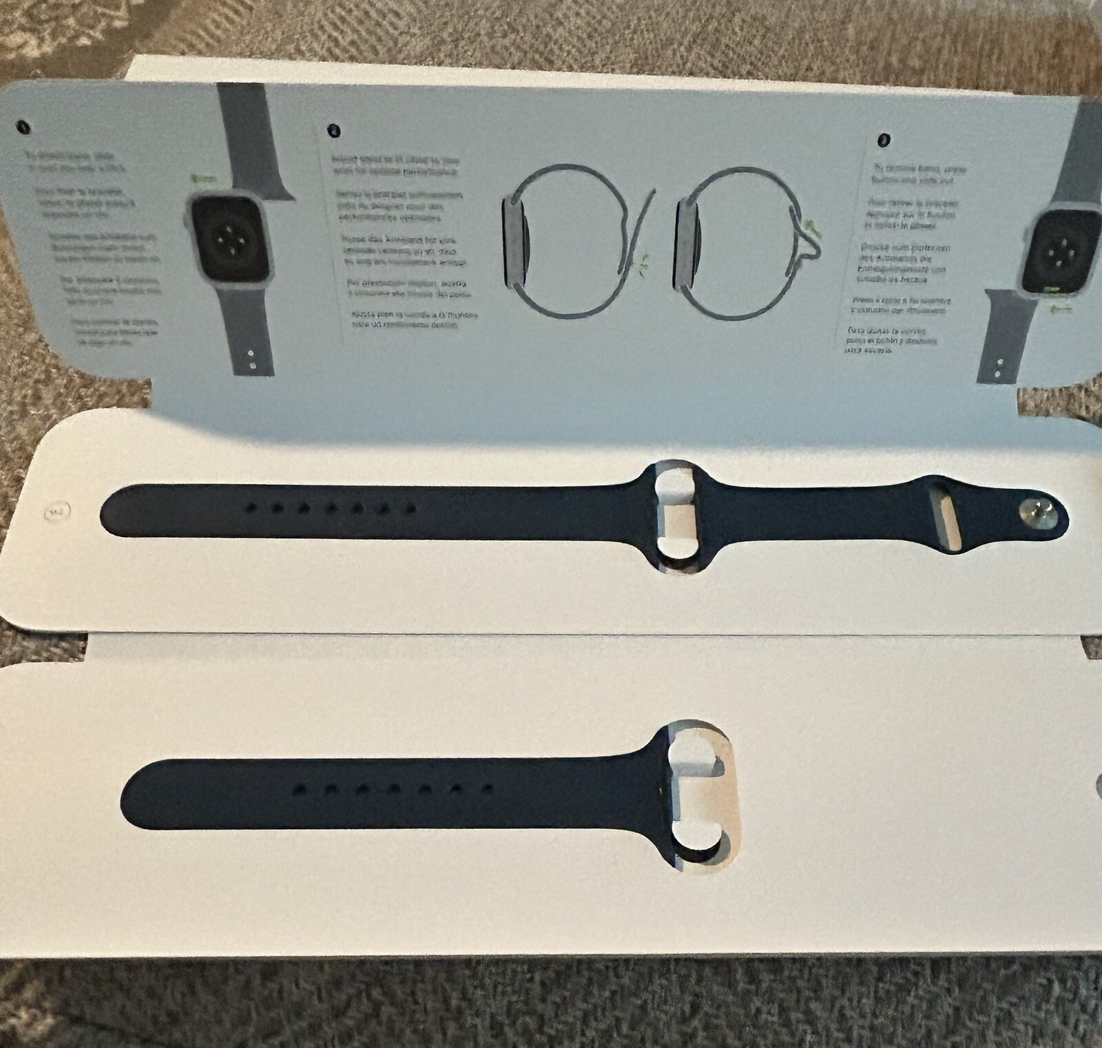 Apple Watch SE (GPS 44mm) Silver Aluminum Case with Abyss Blue Sport Band Watch