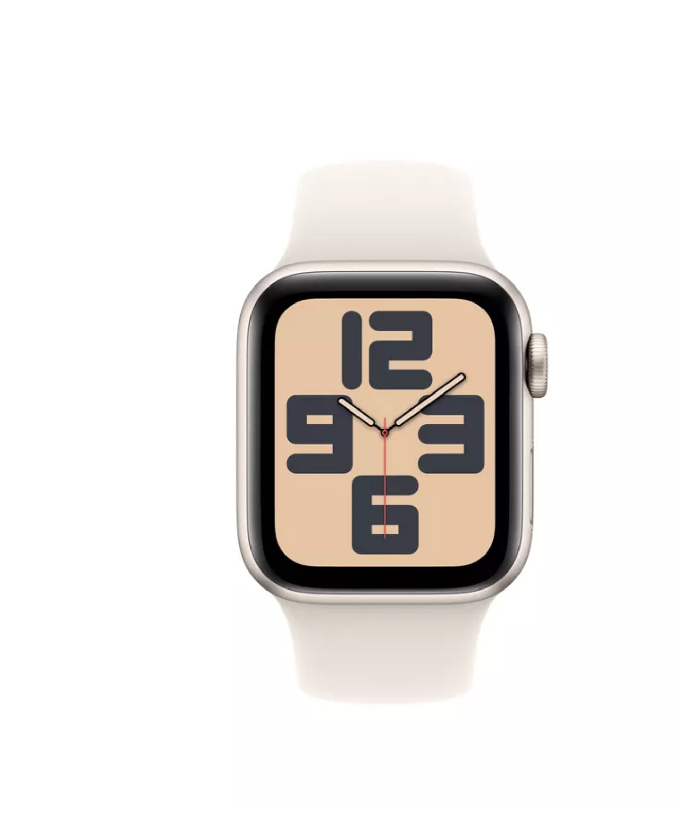 NEW Apple Watch SE 2nd Gen 44mm GPS/LTE Starlight Case Starlight Band S/M