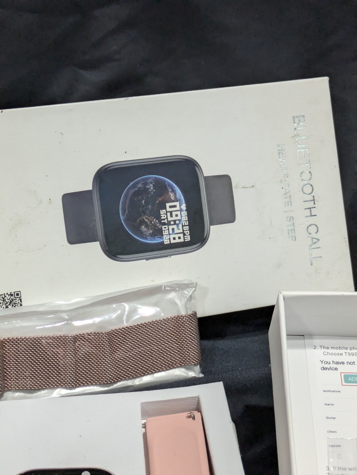 Smartwatch Call Heart Rate Step Counter Stop Watch Alarm Media Player and More