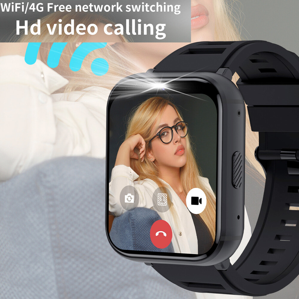 4G Android Smart Watch 16G/64G Bluetooth GPS WiFi Video Camera for Men Women