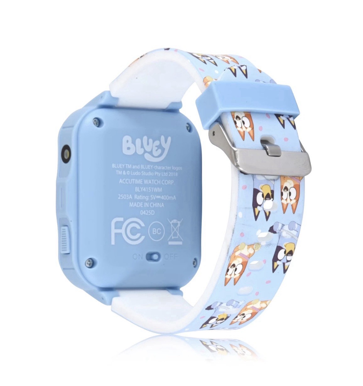 Bluey Touchscreen Kids’ Smart Watch w/ Silicone Strap Multifunction & 6 Games
