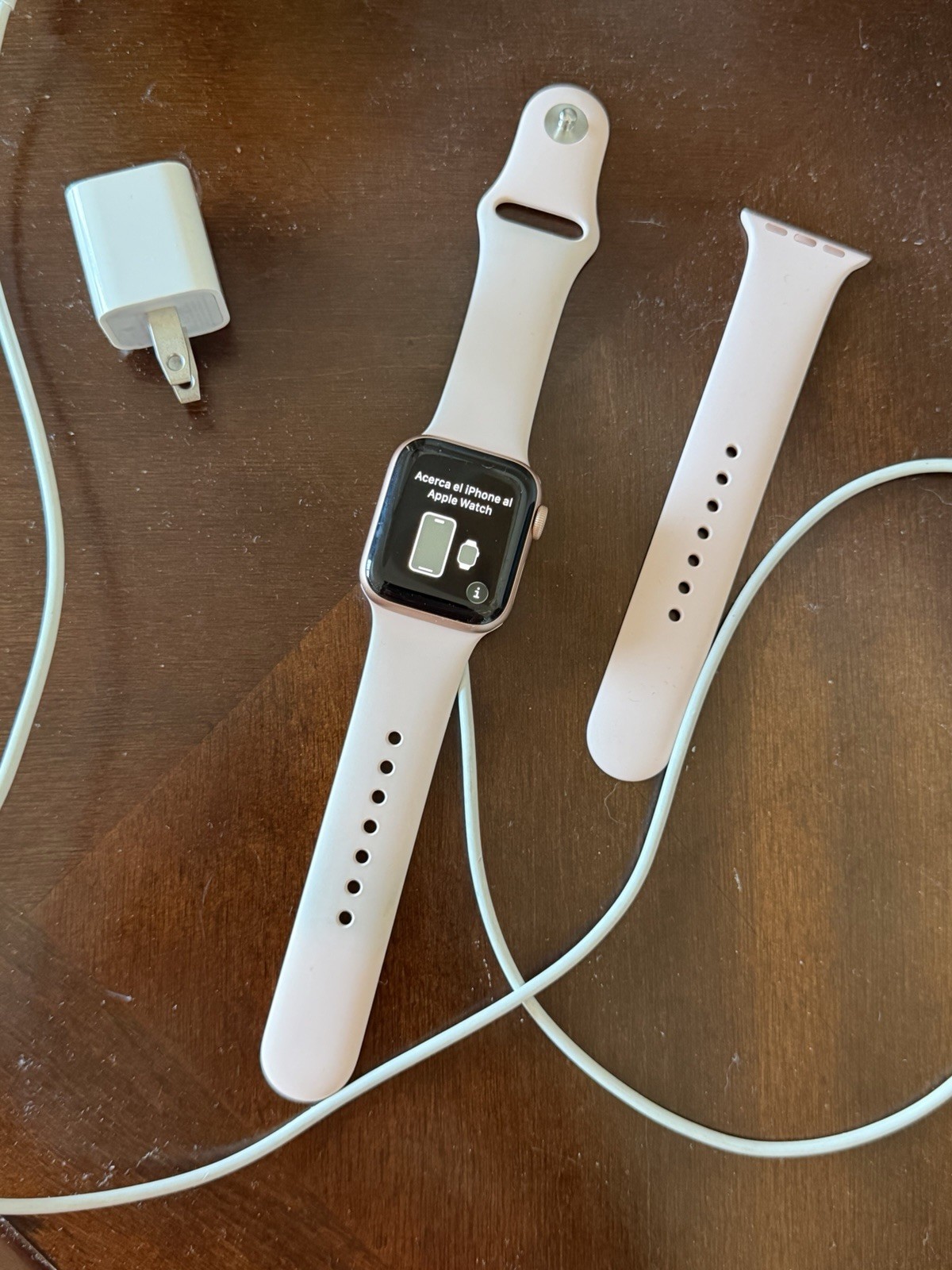 Apple Watch Series 6 Rose Gold with Pink Sand Sport Band