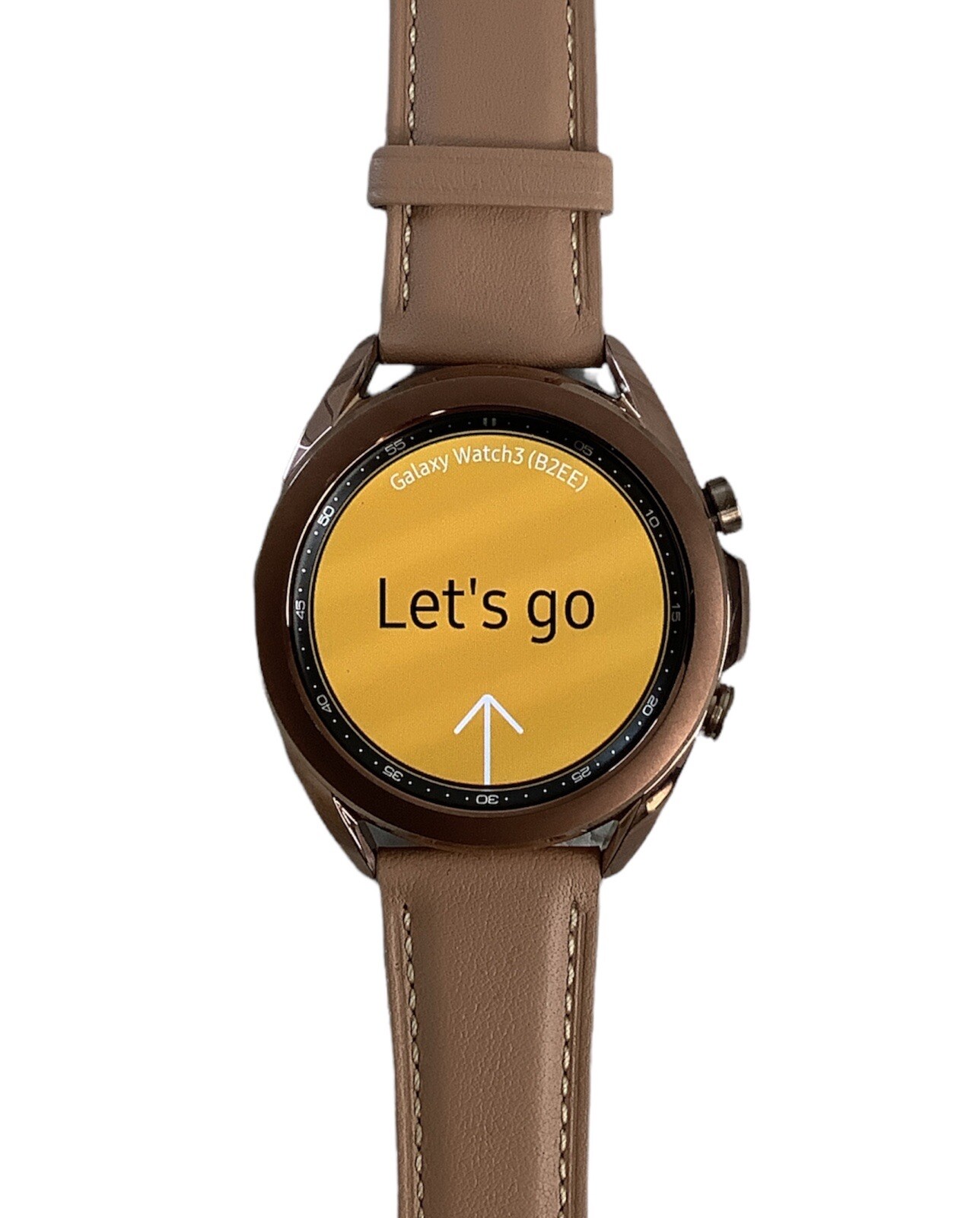 Samsung Galaxy Watch3 SM-R850 41mm Stainless Steel Case with Leather Strap -…