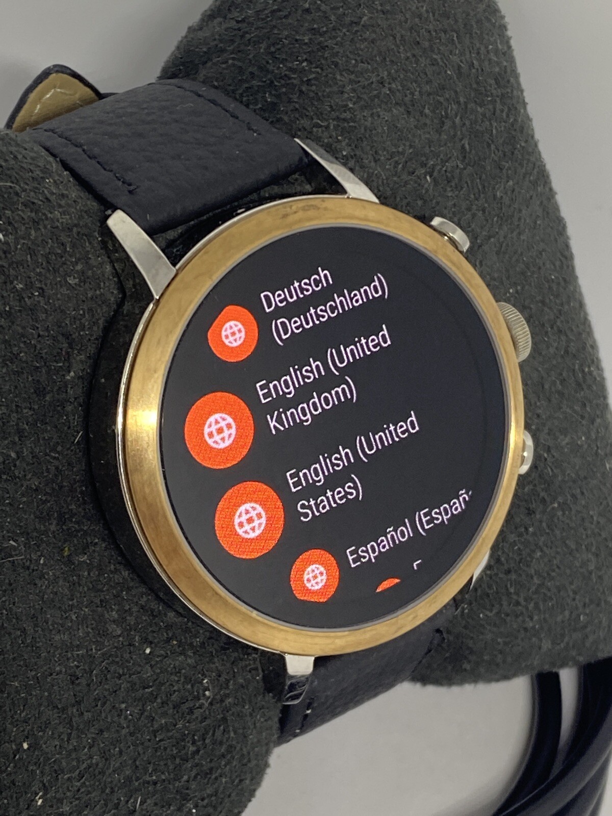 Fossil Gen 4 Authentic Digital Dial Smart Watch Custom Band FTW6016 AB625