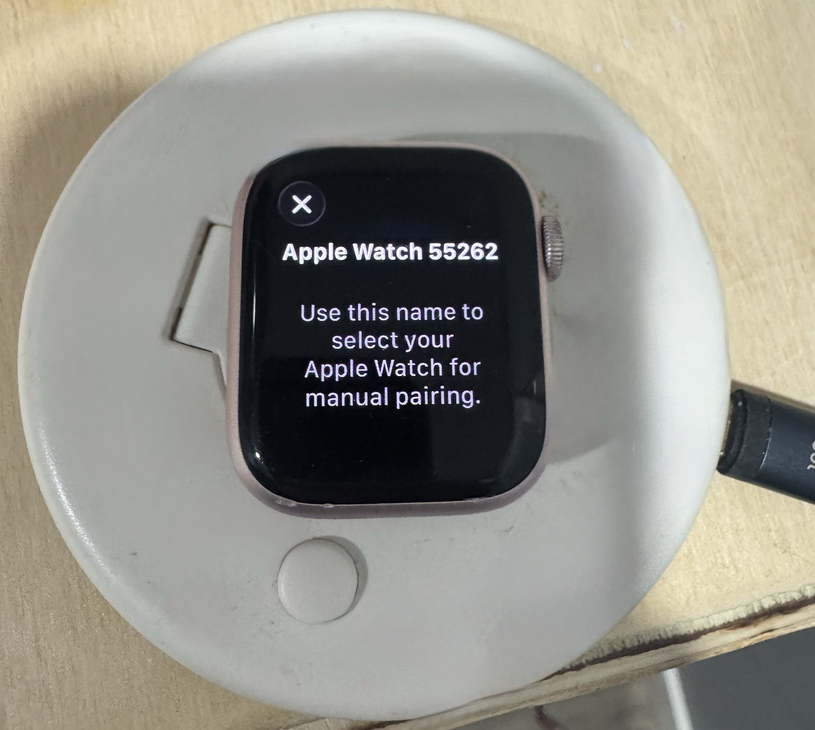 Apple Watch Series 9 41mm Aluminum Case with Sport Band – Light Pink, S/M (GPS +